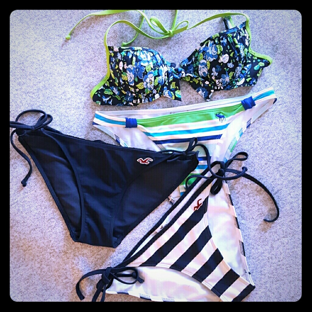 Abercrombie and Hollister Women's XS bikini bundle